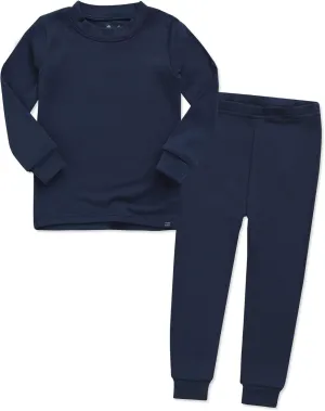 VAENAIT 6M-12Y Toddler Toddler Kids Toddler Girls Boys Soft Comfy Modal Tencel Solid Raglan Sleepwear Pajamas Pjs 2pcs Set