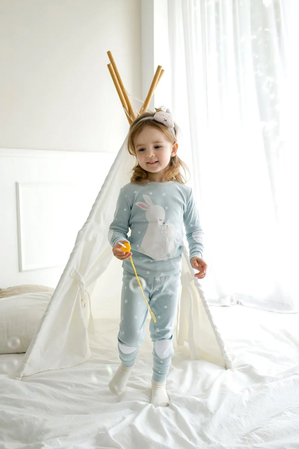 VAENAIT BABY 12M-12Y Infant Kids Junior Boys Girls Animal Truck Rabbit Character 100% Cotton Pajamas Set