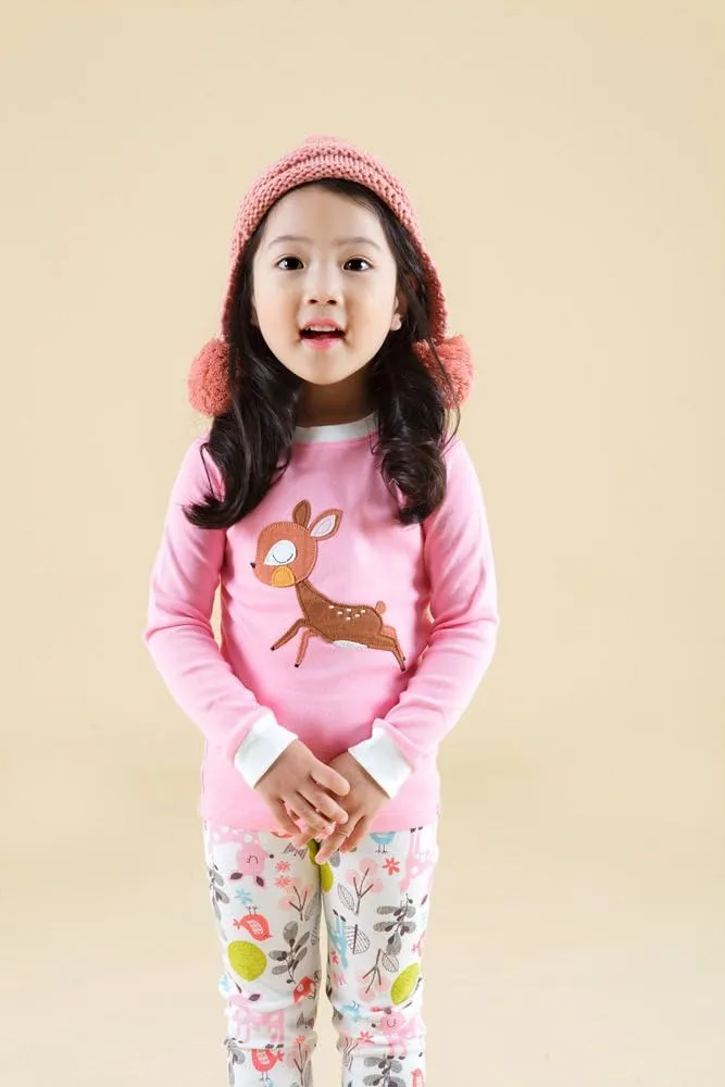 VAENAIT BABY 12M-12Y Infant Kids Junior Boys Girls Animal Truck Rabbit Character 100% Cotton Pajamas Set
