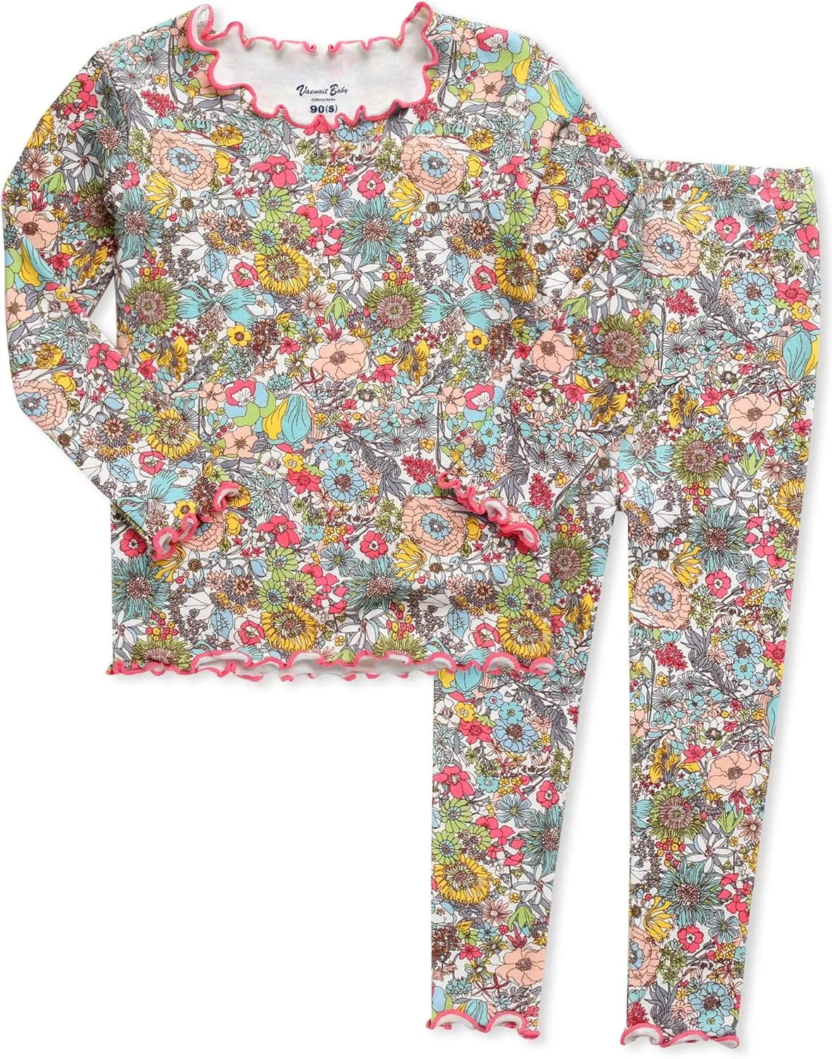 VAENAIT BABY 6M-12Y Kids Unisex Girls & Boys Soft Comfy Modal Tencel Sleepwear Pajamas 2pcs or 4pcs Set