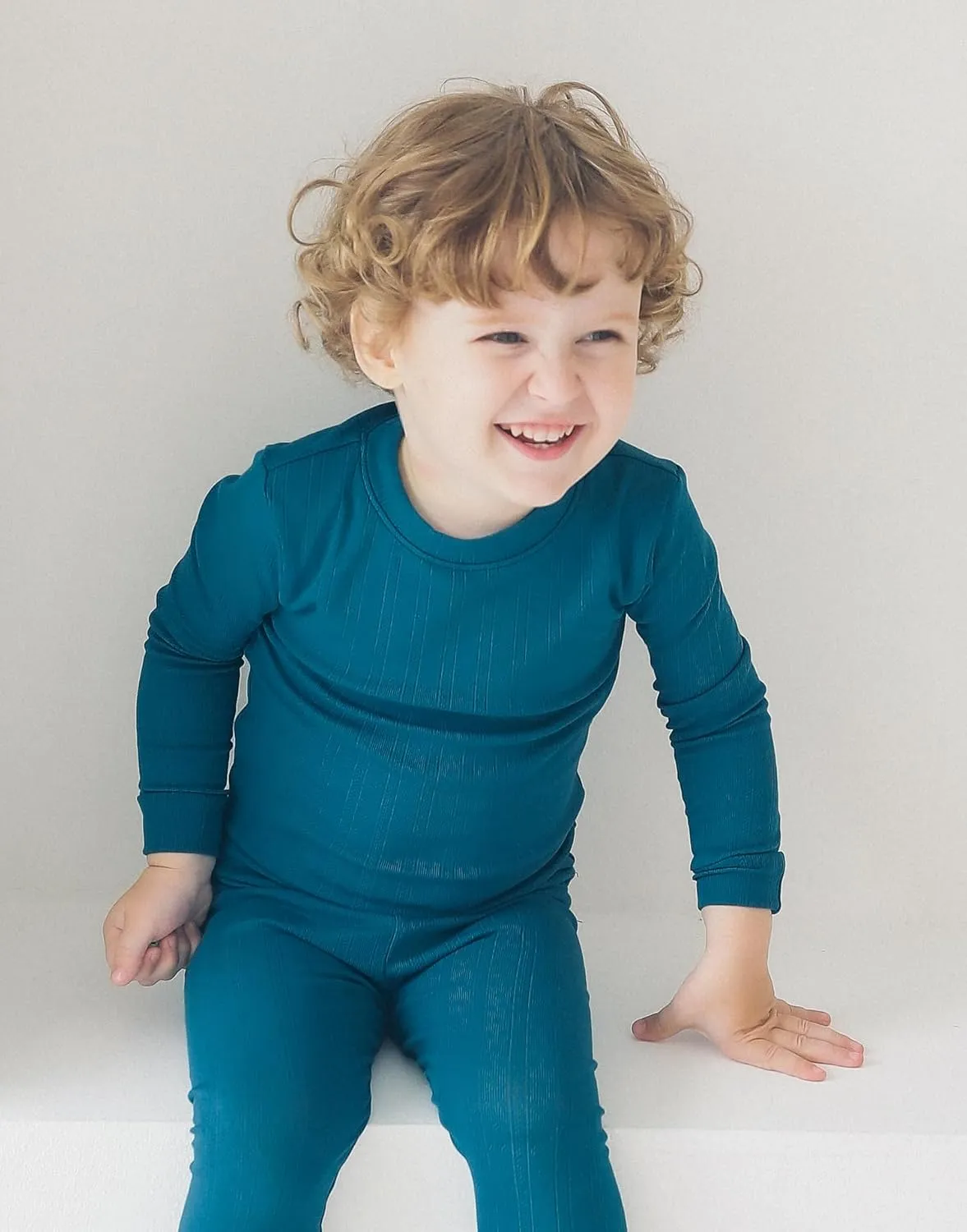 VAENAIT BABY 6M-12Y Toddler Kids Jacquard Texture Super Soft Lightweight Breathable Modal Cotton Sleepwear Pajamas Set
