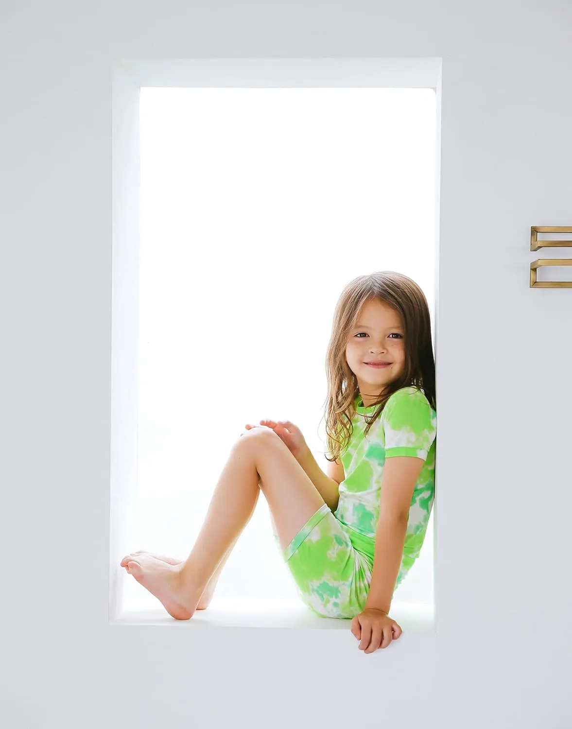 VAENAIT BABY Infant Toddler Kids Junior Soft Bamboo Pajamas Tie Dye Short Summer Pjs 2pcs Set 6M-12Y