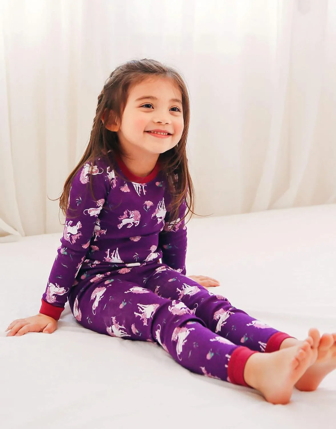VAENAIT BABY Toddler Kids Junior Girls Boys 100% Cotton Dinosaur Mermaid Pajamas Sleepwear Pjs