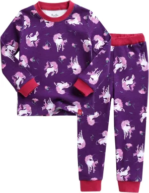 VAENAIT BABY Toddler Kids Junior Girls Boys 100% Cotton Dinosaur Mermaid Pajamas Sleepwear Pjs