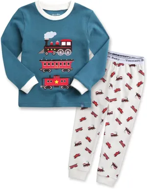 VAENAIT BABY Toddler Kids Junior Girls Boys 100% Cotton Dinosaur Mermaid Pajamas Sleepwear Pjs
