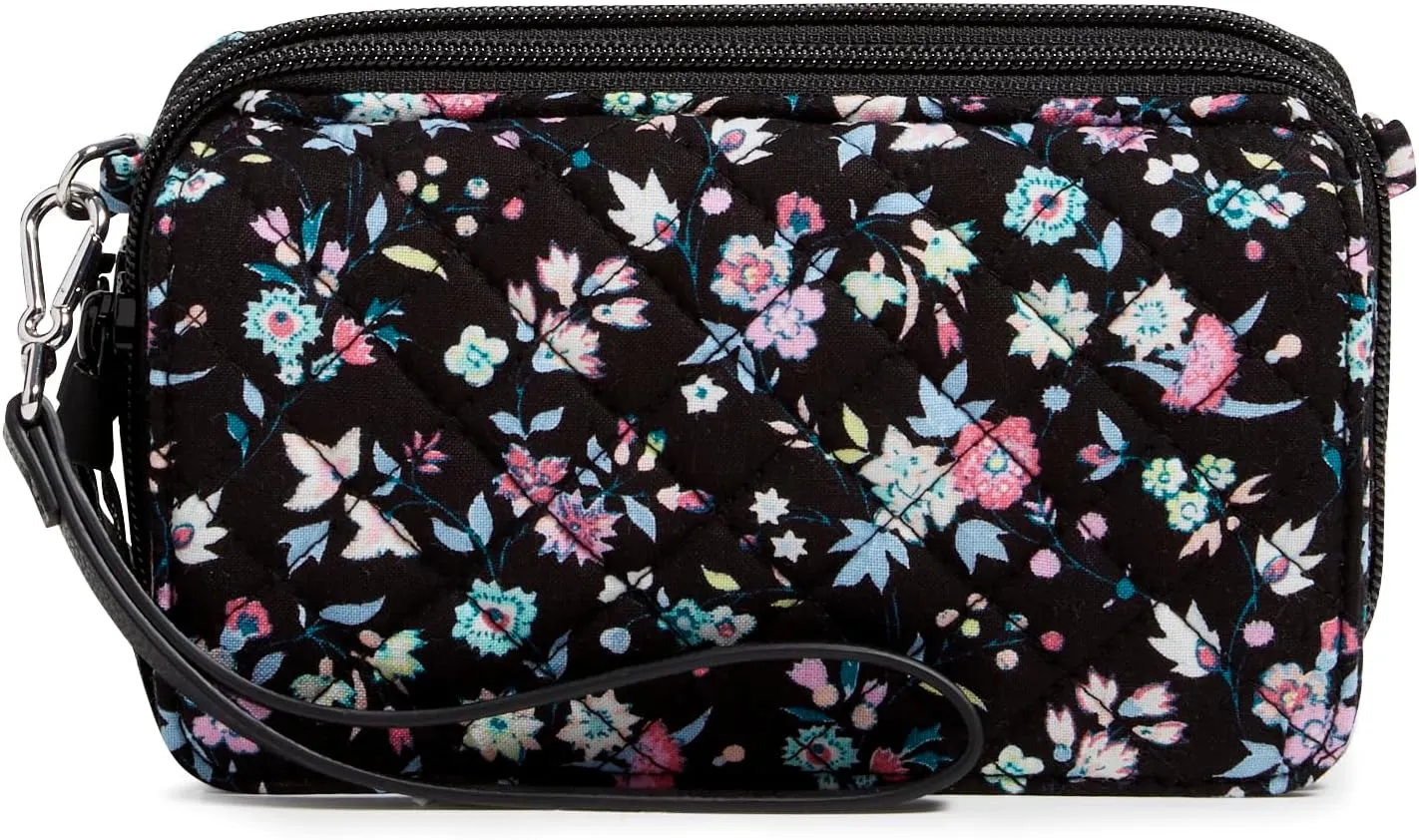 Vera Bradley Women's Cotton All in One Crossbody Purse with RFID Protection