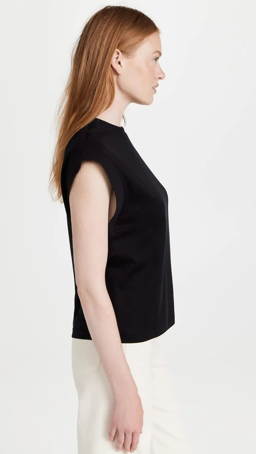 Vince Women's Rib Trim Muscle Tee