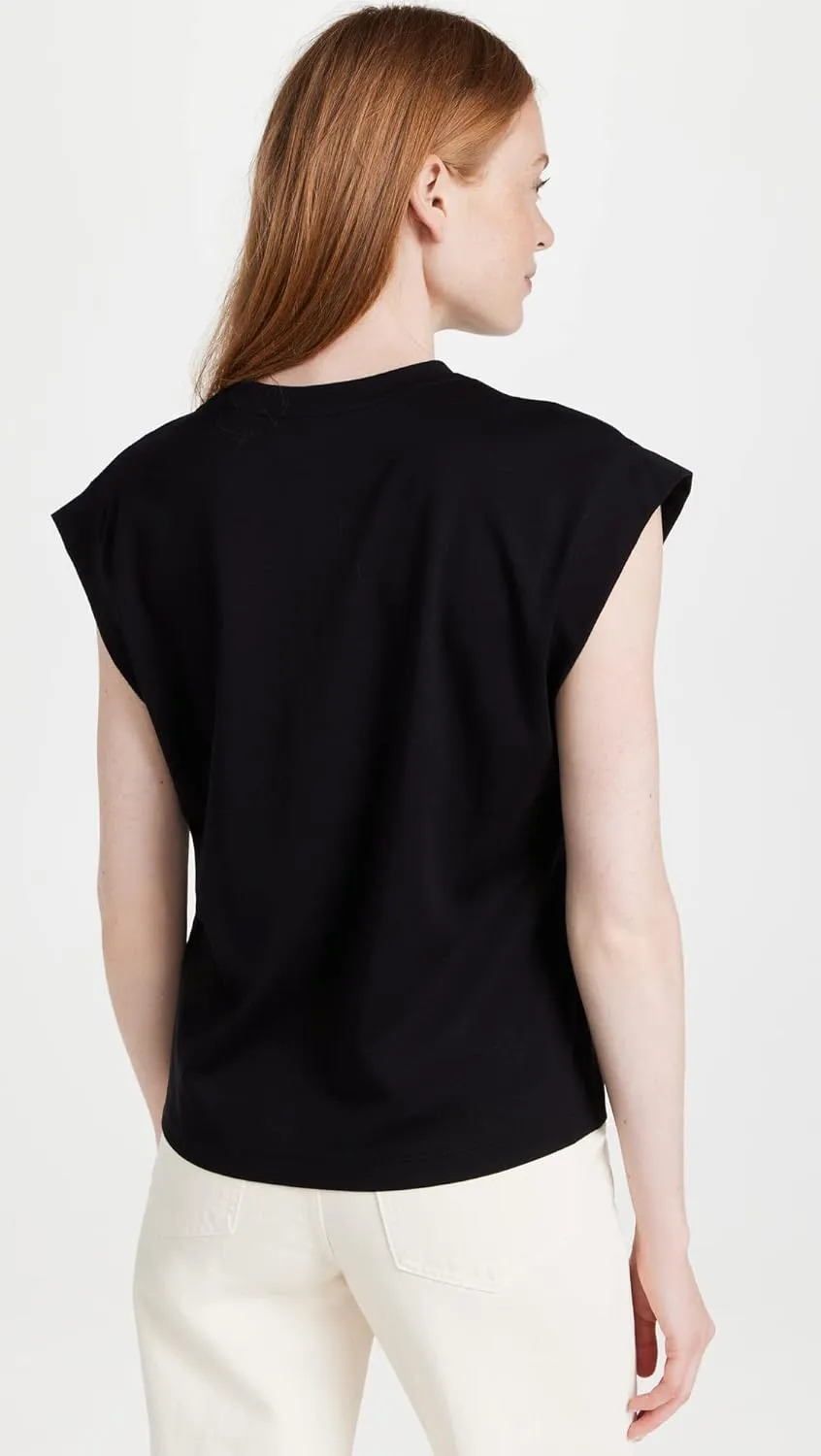 Vince Women's Rib Trim Muscle Tee