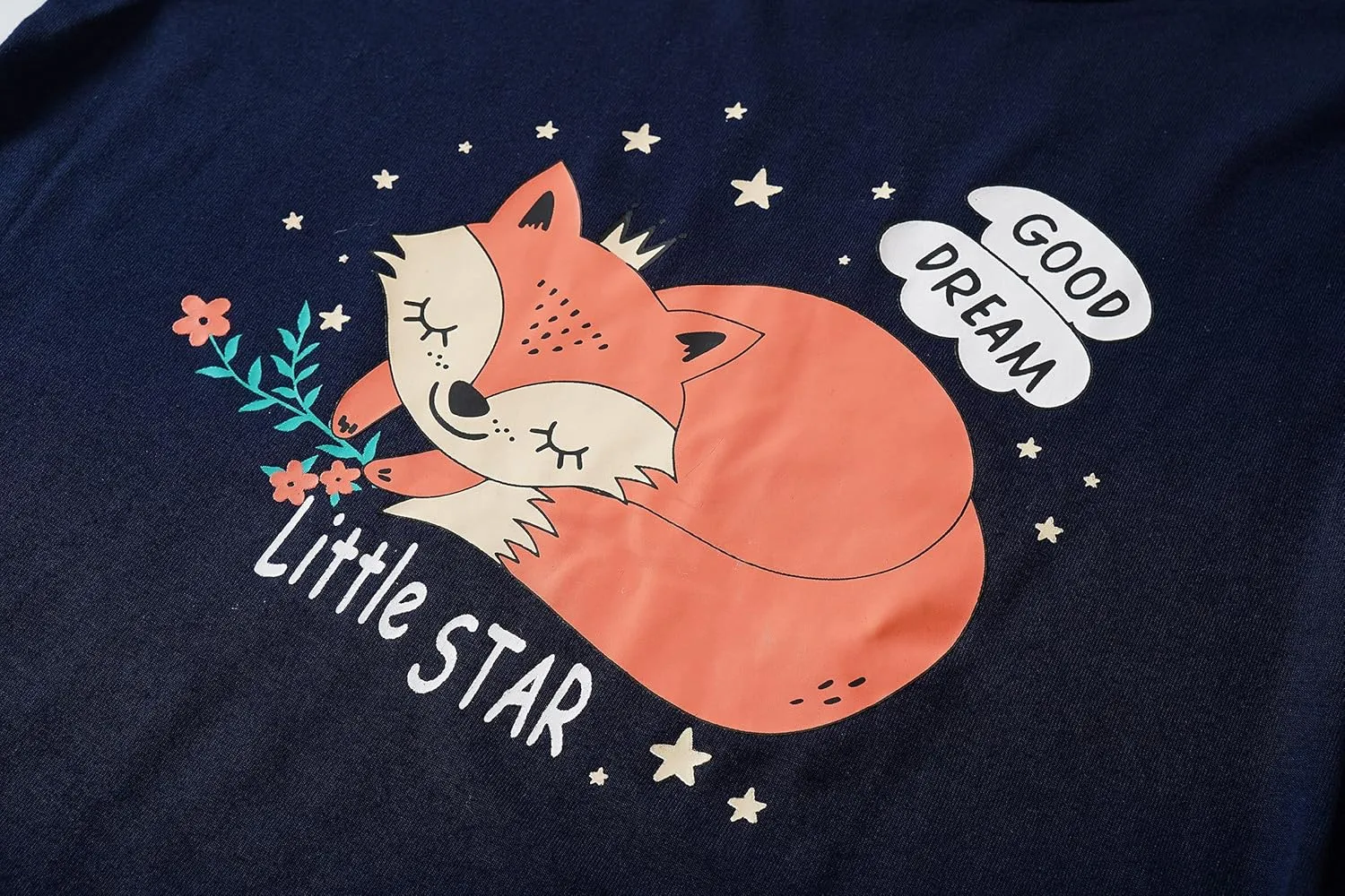 Vopmocld Young Girls Lovely Bunny Pajama Sets Cotton Long Sleeve Pjs Clothes Sleepwear Shirts