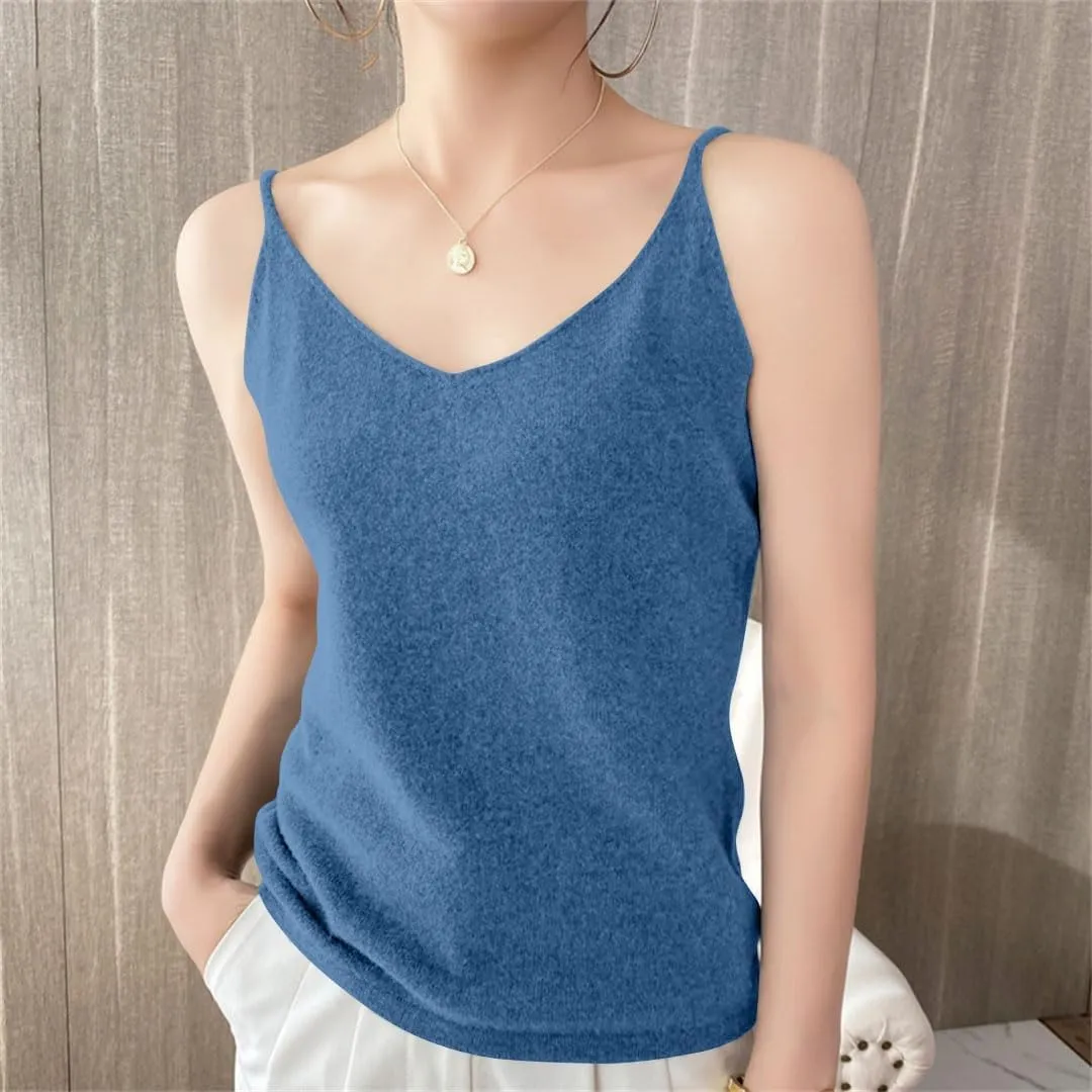 Women's Camisole Tank Top Undershirt Spaghetti Strap Basic Camisoles Tank Tops for Women