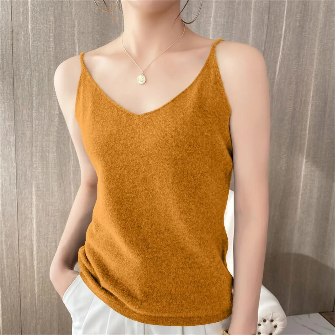 Women's Camisole Tank Top Undershirt Spaghetti Strap Basic Camisoles Tank Tops for Women