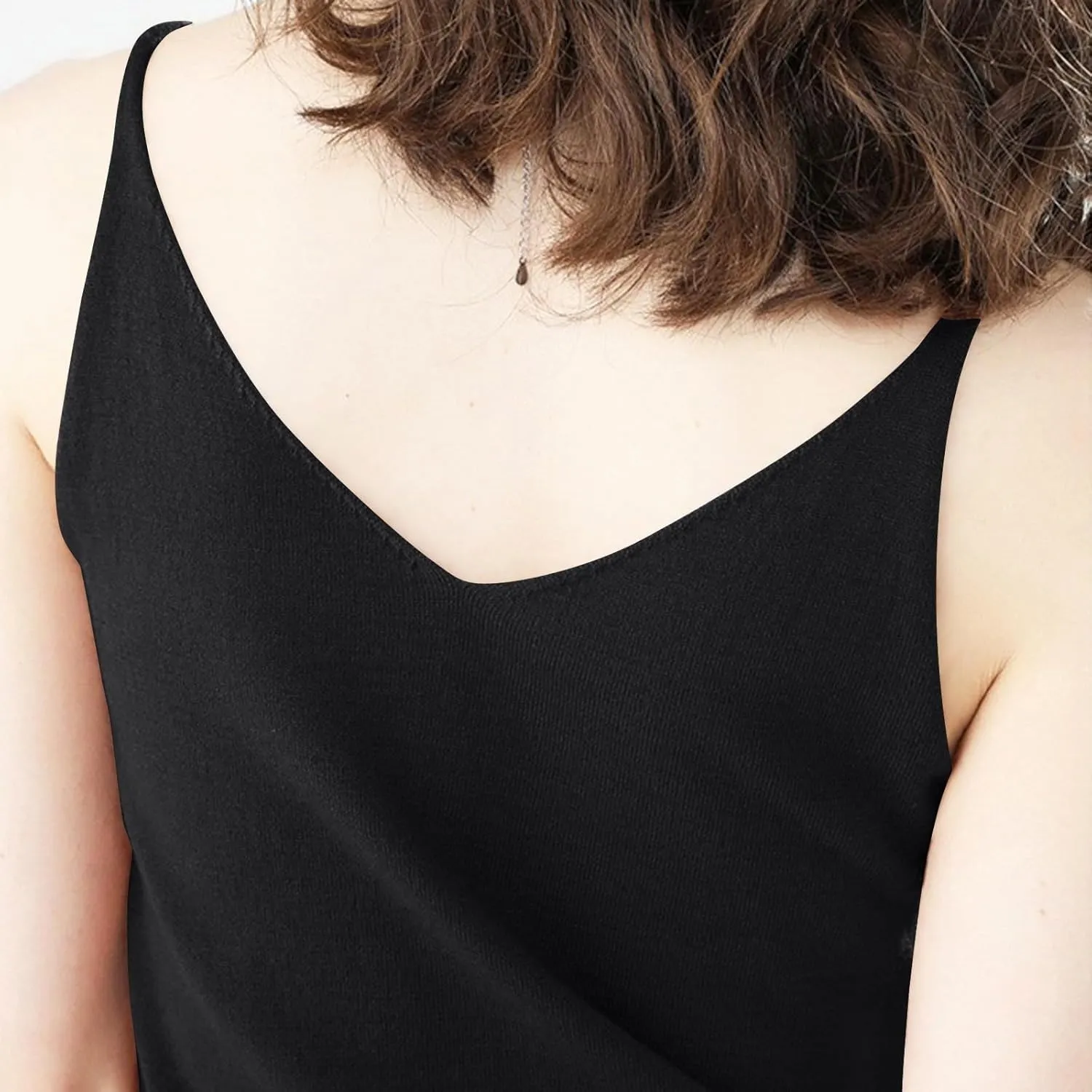 Women's Camisole Tank Top Undershirt Spaghetti Strap Basic Camisoles Tank Tops for Women