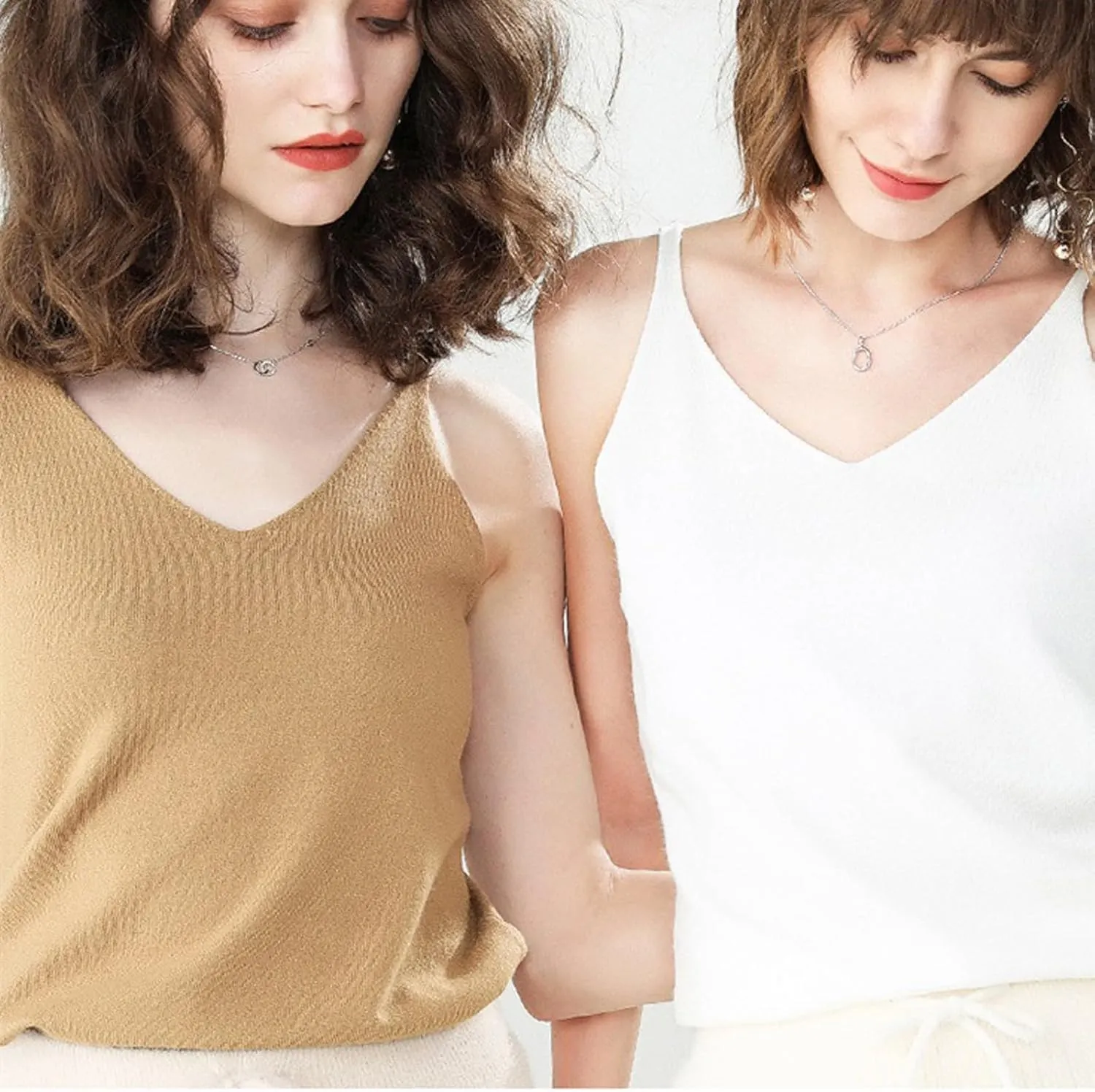Women's Camisole Tank Top Undershirt Spaghetti Strap Basic Camisoles Tank Tops for Women