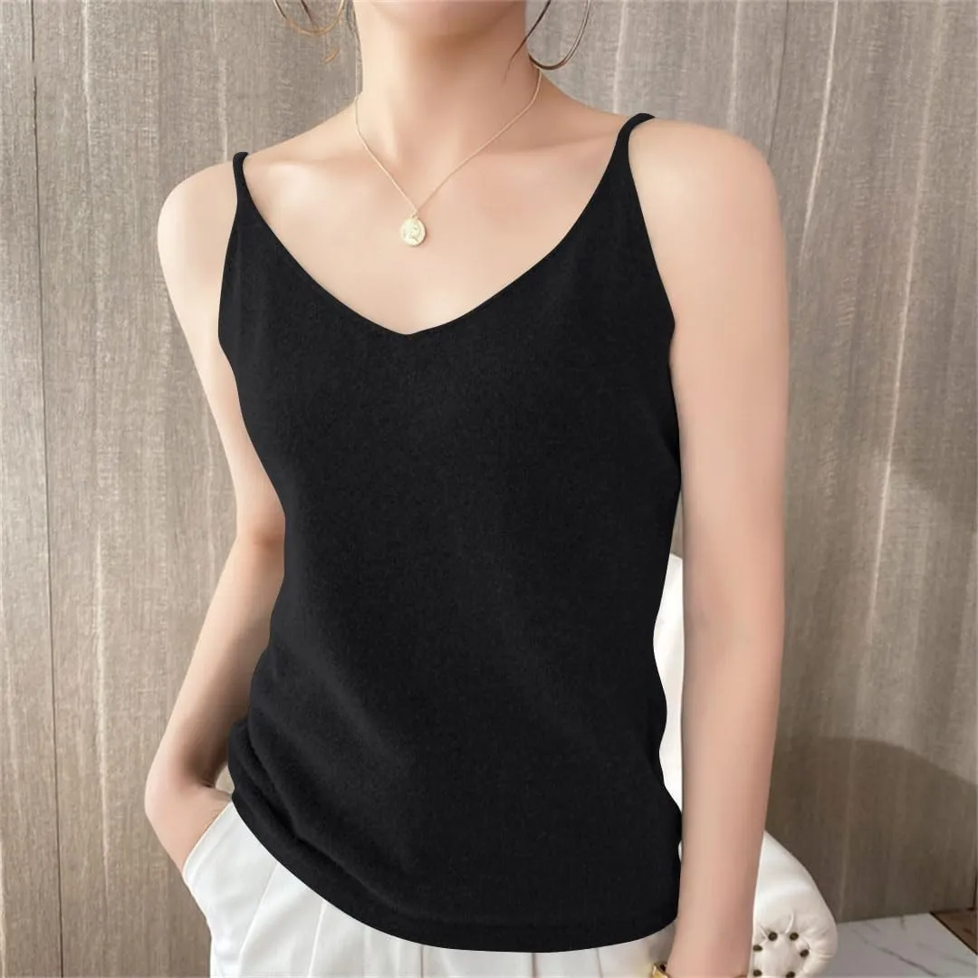 Women's Camisole Tank Top Undershirt Spaghetti Strap Basic Camisoles Tank Tops for Women
