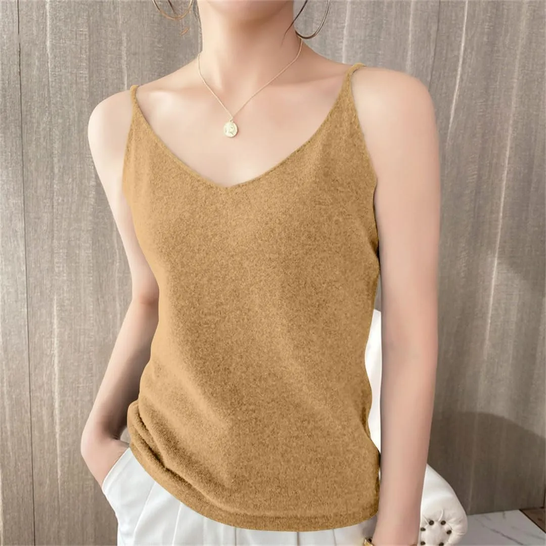 Women's Camisole Tank Top Undershirt Spaghetti Strap Basic Camisoles Tank Tops for Women