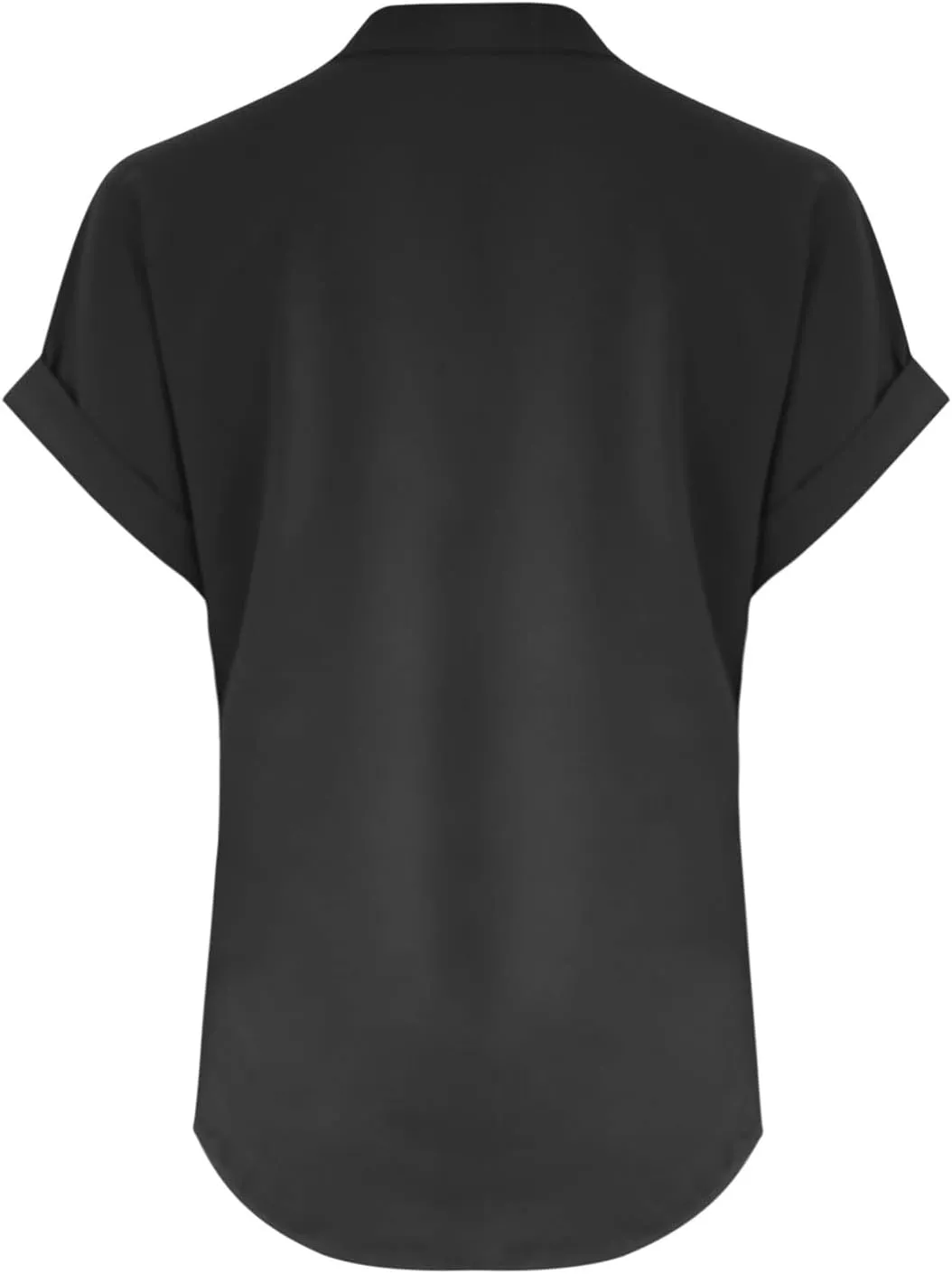 Womens Cotton Linen Shirts 2025 Summer Casual Half Button V Neck Short Sleeve Tunic Tops Trendy Business Work Blouses