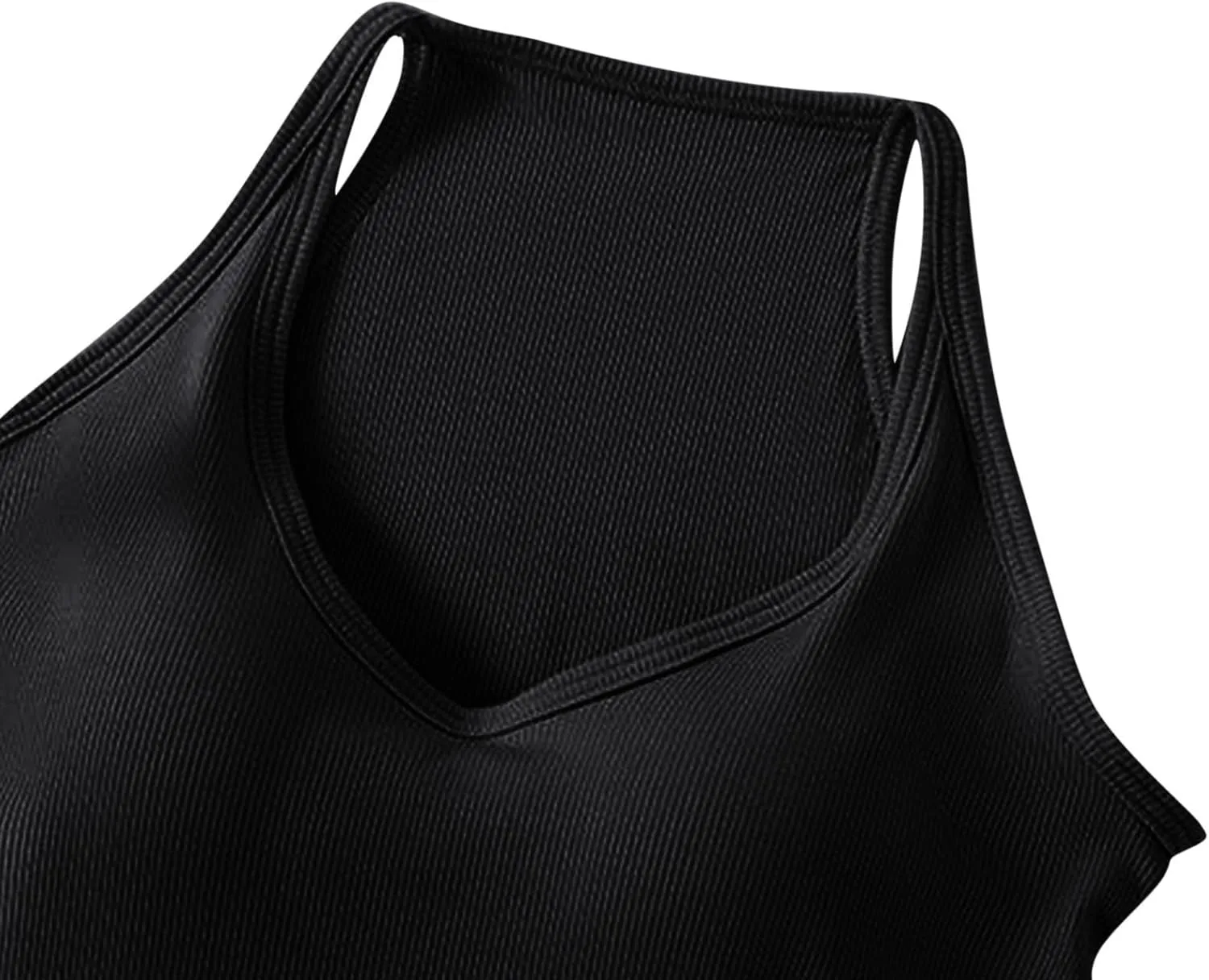 Women's Lounge Camisole Tank Tops Spaghetti Strap Rugular Fit Smooth Soft Athletic Workout Deep V Neck Tanks Shirts