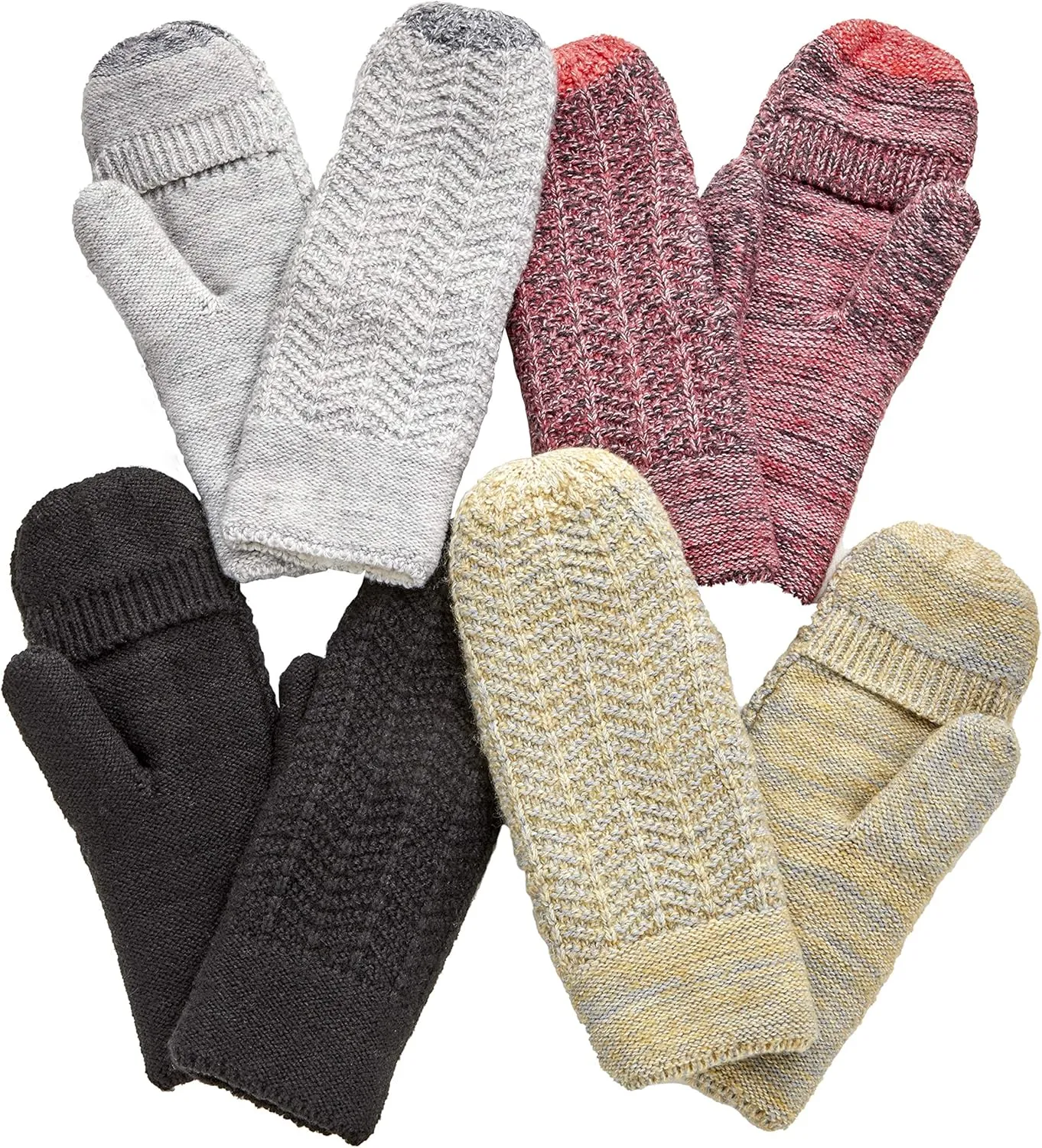 Women's Recycled Knit Mittens