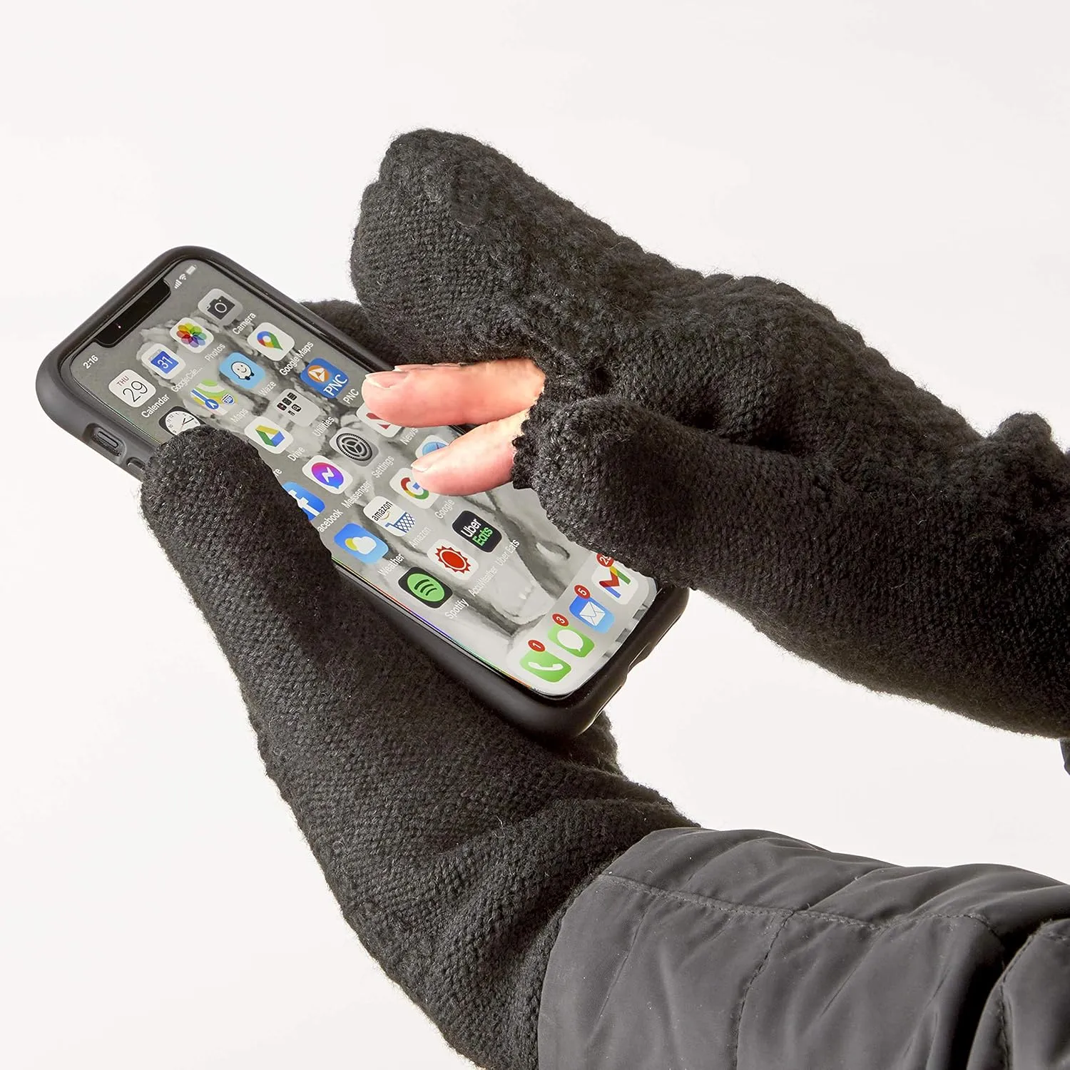 Women's Recycled Knit Mittens