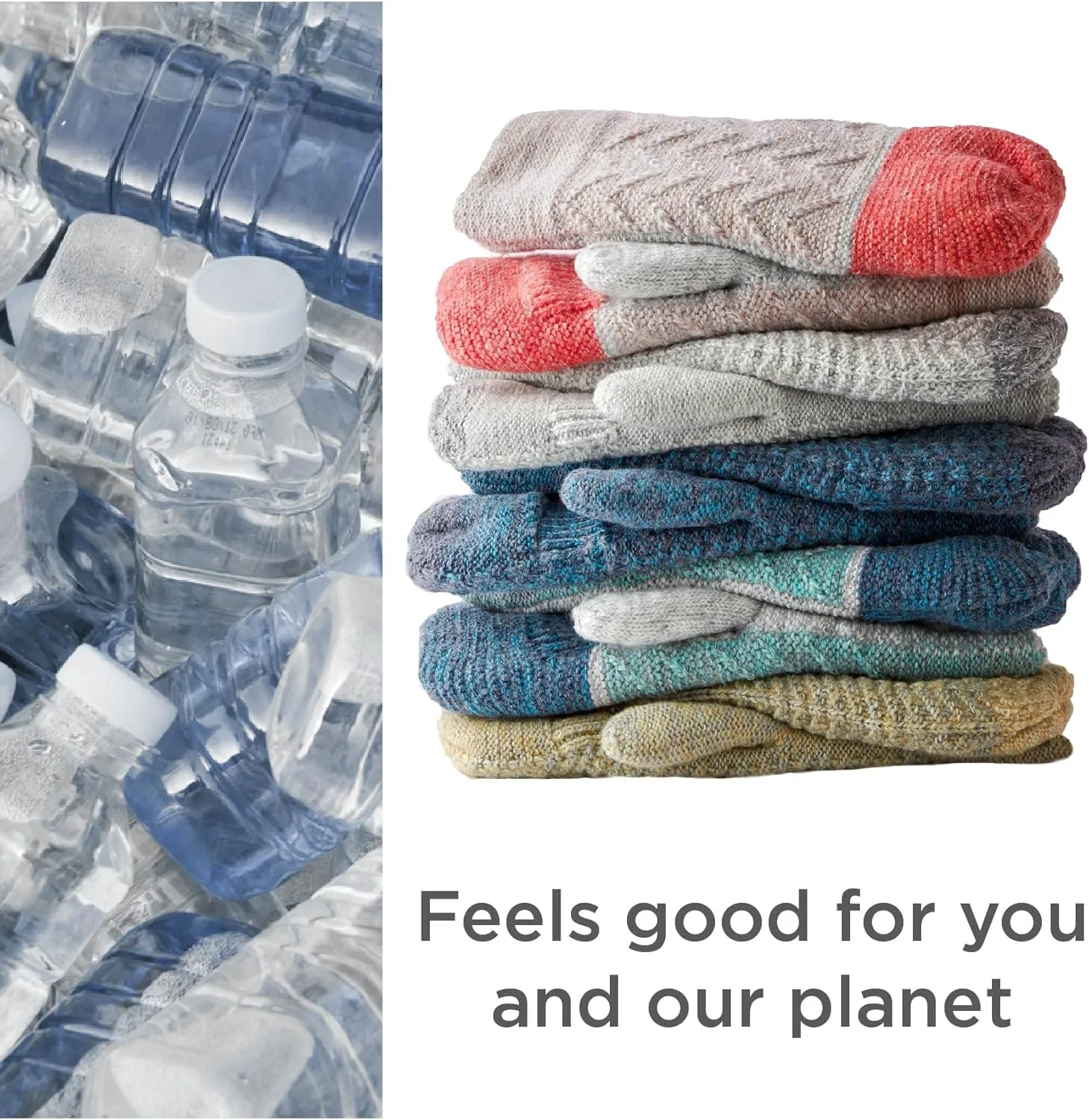 Women's Recycled Knit Mittens