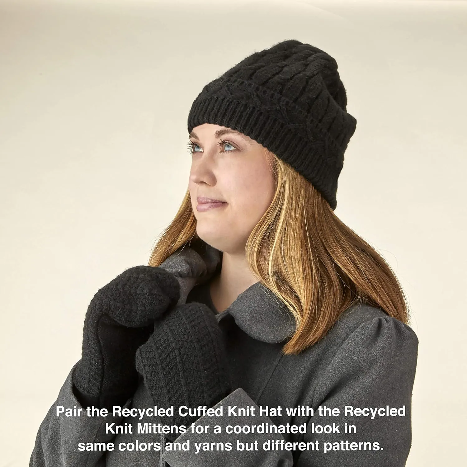 Women's Recycled Knit Mittens