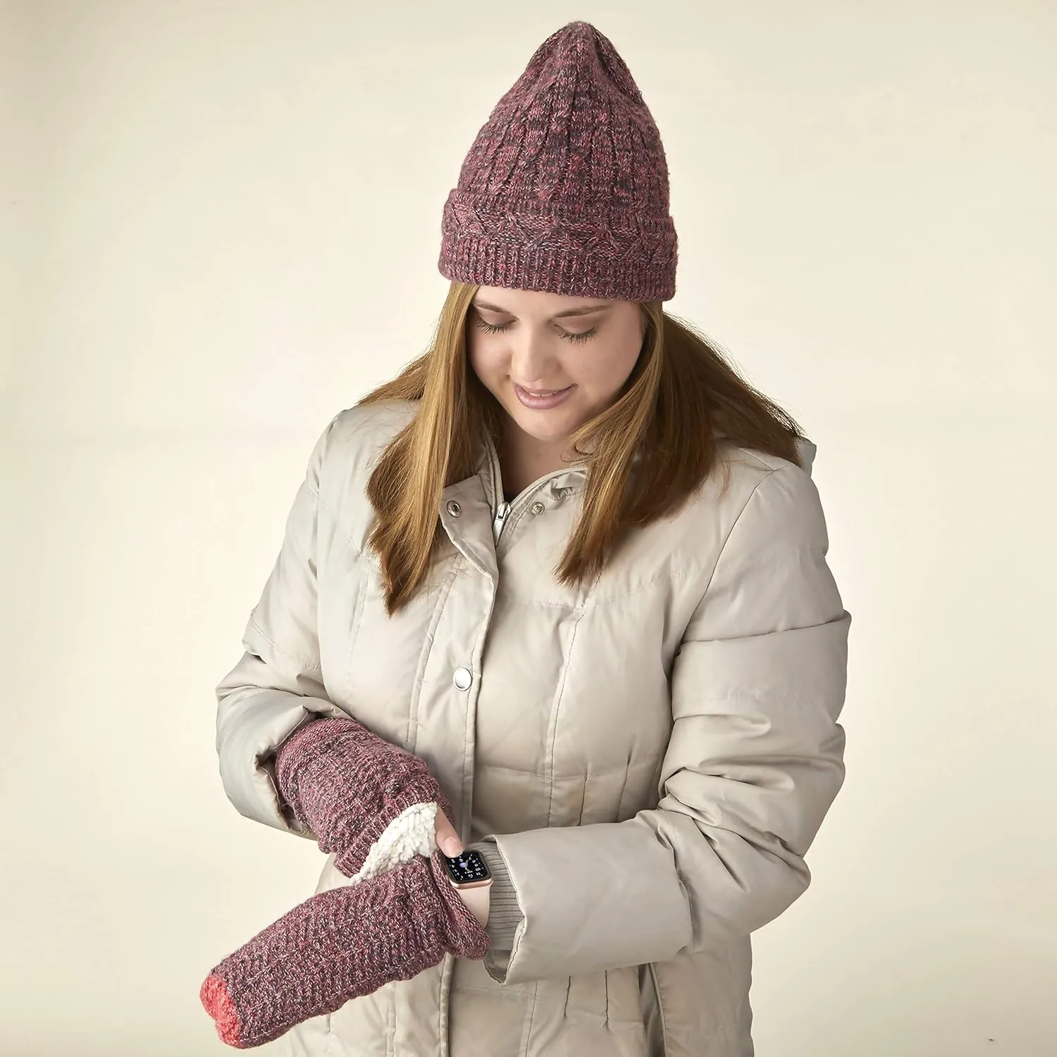 Women's Recycled Knit Mittens