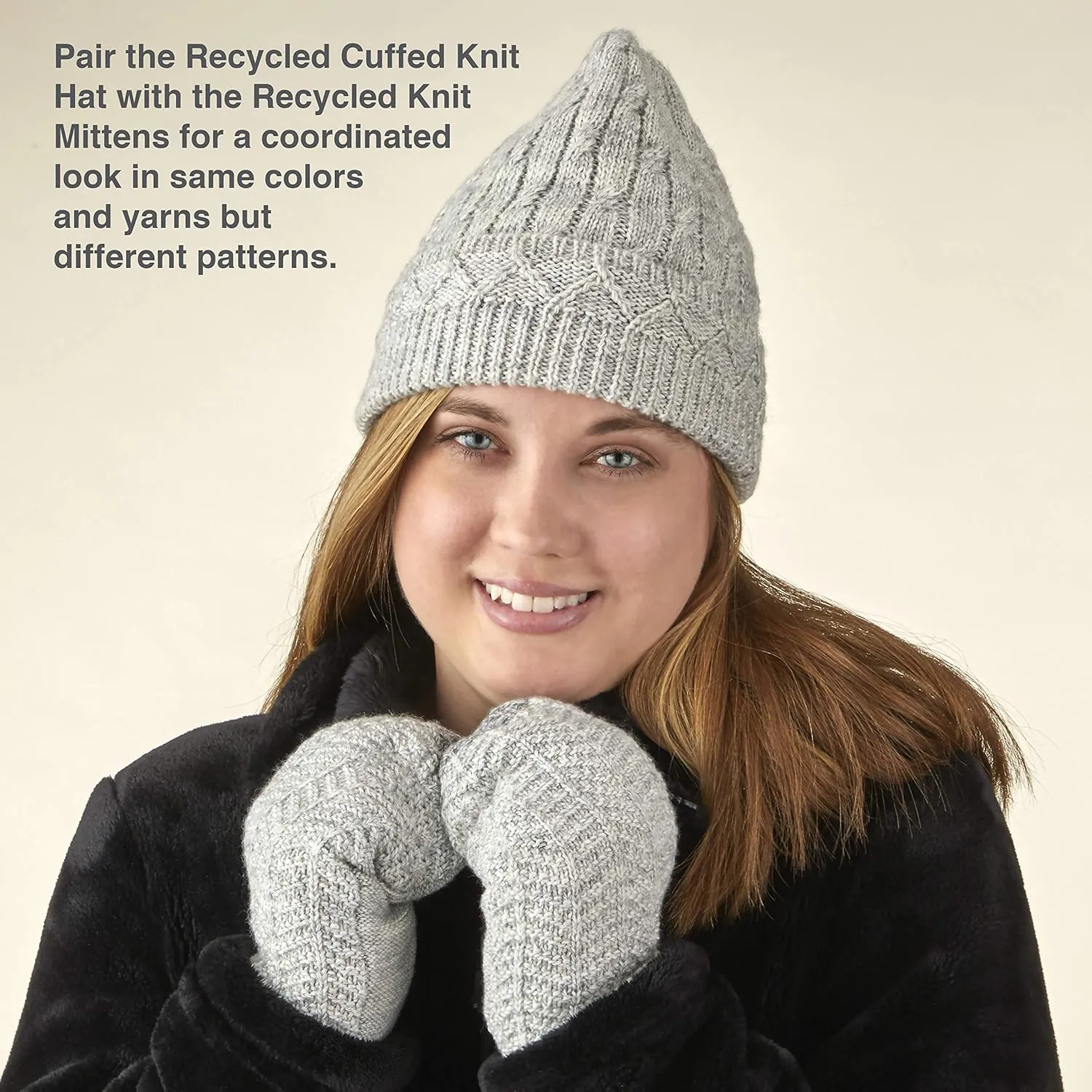 Women's Recycled Knit Mittens