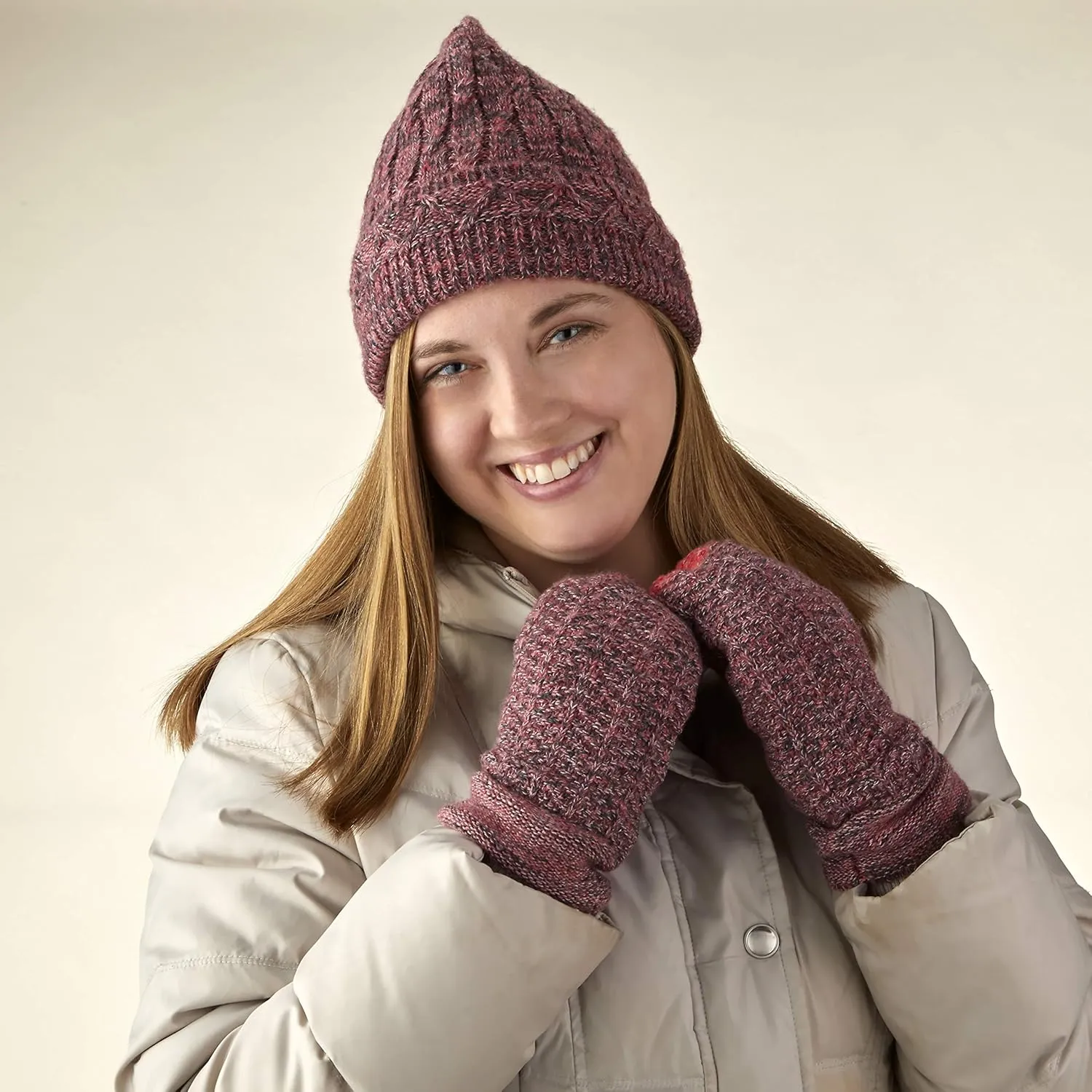 Women's Recycled Knit Mittens