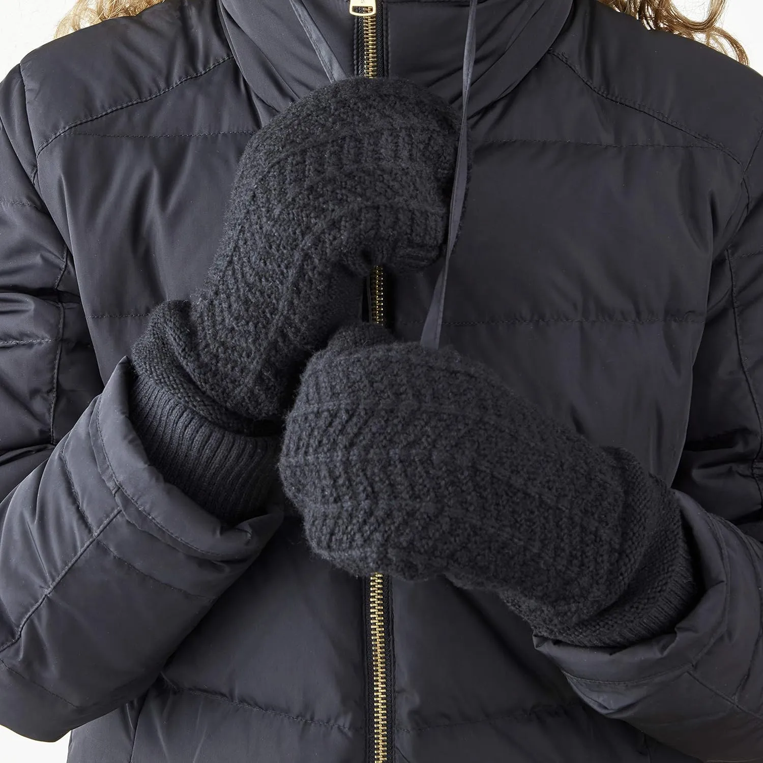 Women's Recycled Knit Mittens