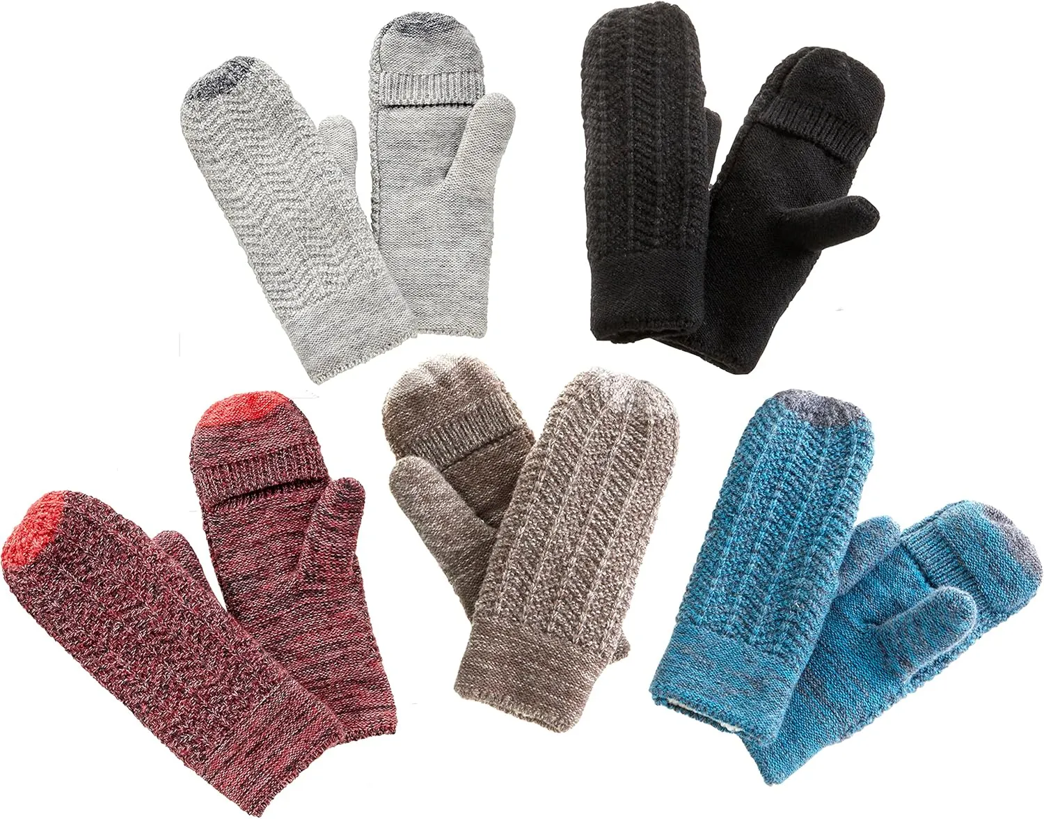Women's Recycled Knit Mittens