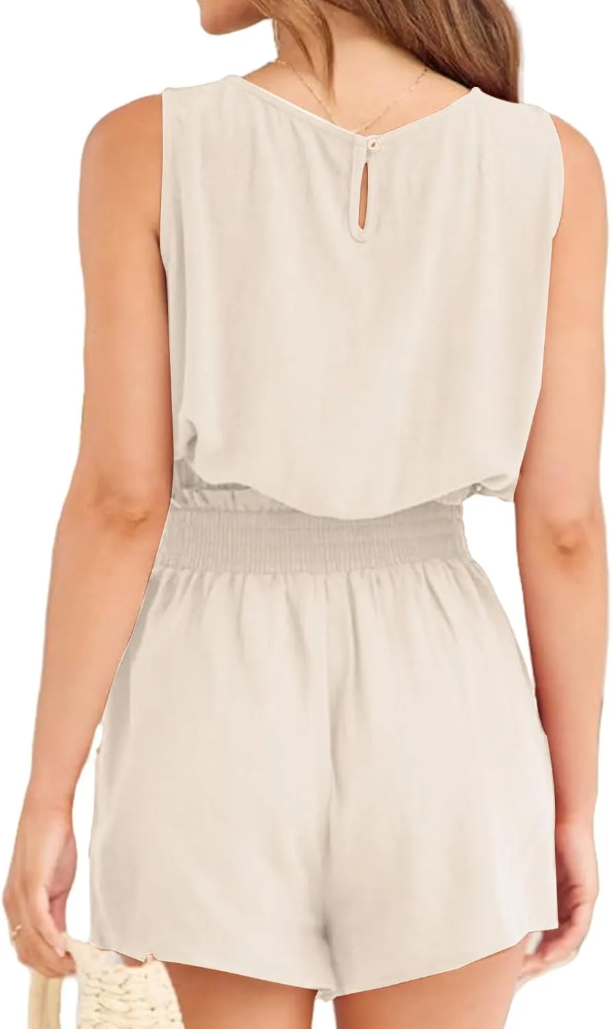 Womens Summer 2 Piece Outfits Short Sets Matching Sleeveless Tank Top and Shorts Beach Vacation Travel Sets Loungwear
