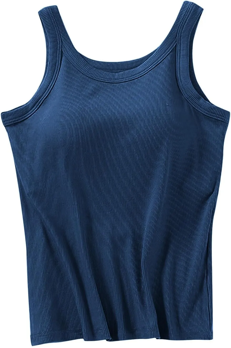 Womens Tank Tops with Built in Bra Modal Padded Camisole Yoga Bra 2025 Racerback Workout Tops Cotton Undershir