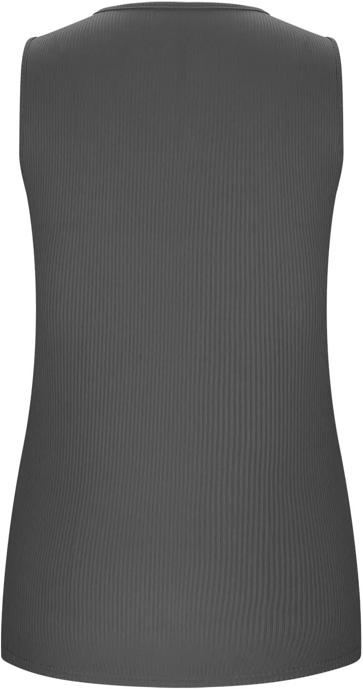 Women's Tops with Built in Bras V Neck Lightweight Workout Tank Tops Casual Basic Crop Undershirts Summer Tanks