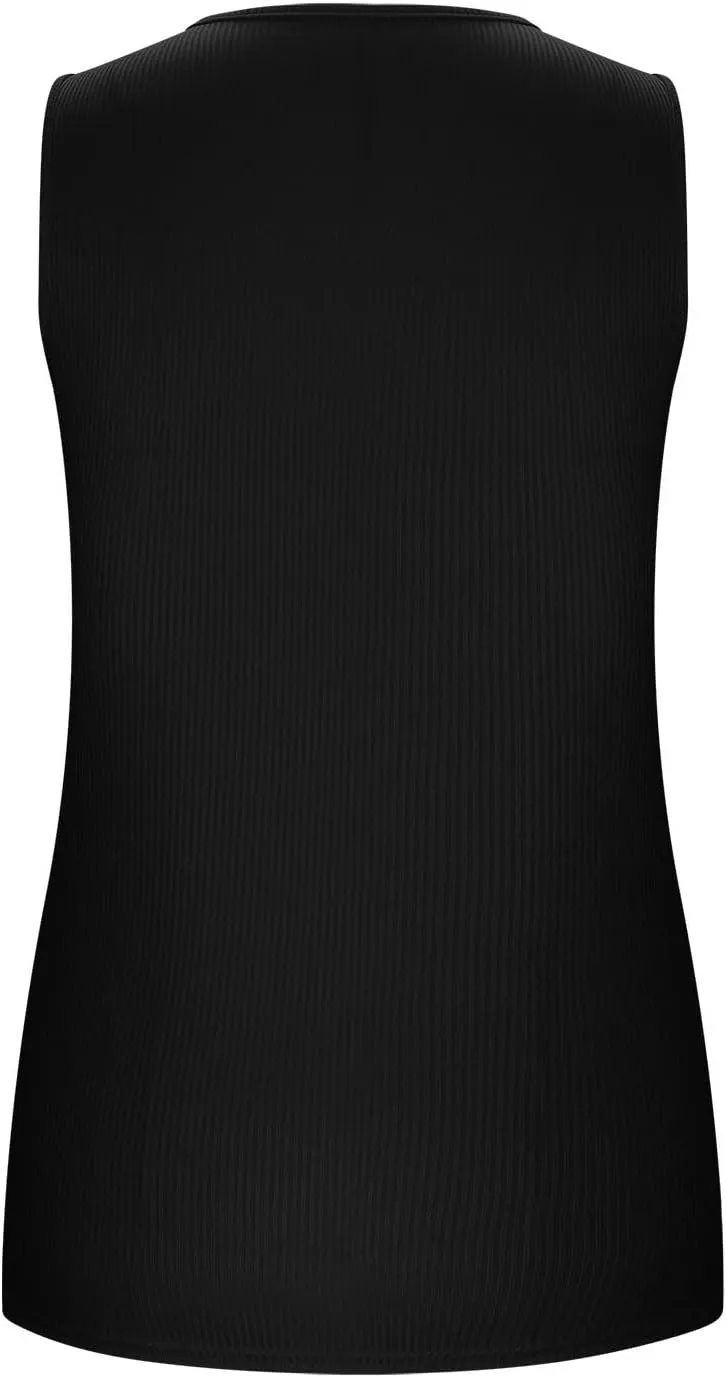 Women's Tops with Built in Bras V Neck Lightweight Workout Tank Tops Casual Basic Crop Undershirts Summer Tanks